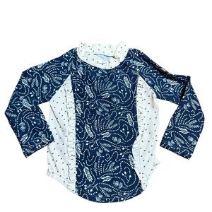 Jessica Simpson Baby GirlsLong Sleeve Rash Guard One-Piece Swimsuit | 12M